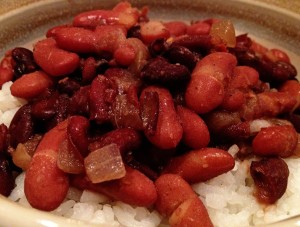Red Beans & Rice do my little Cajun soul good.
